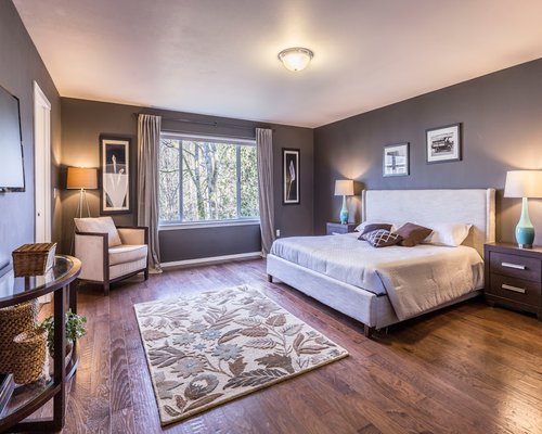 Calm bedroom atmosphere promoting deep and restful night sleep habits